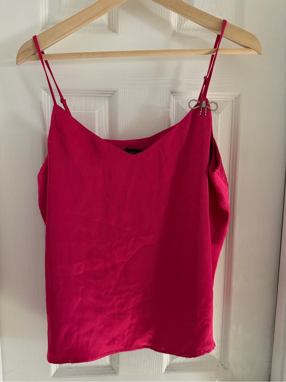 Rachel Zoe Hot Pink Adjustable Spaghetti Strap Cami